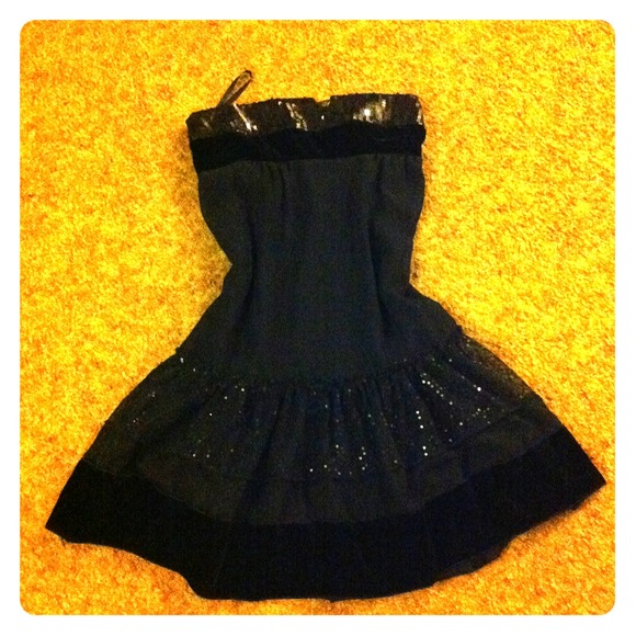 Cute party black dress