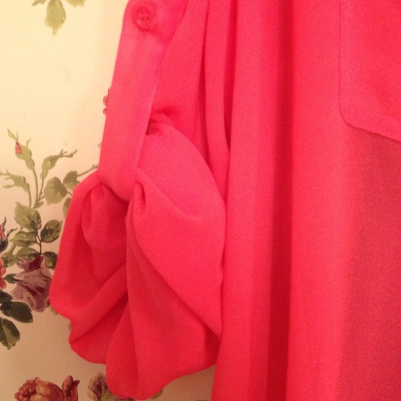 ⛔TRADED Sheer pink Victoria's Secret blouse - Picture 4 of 4