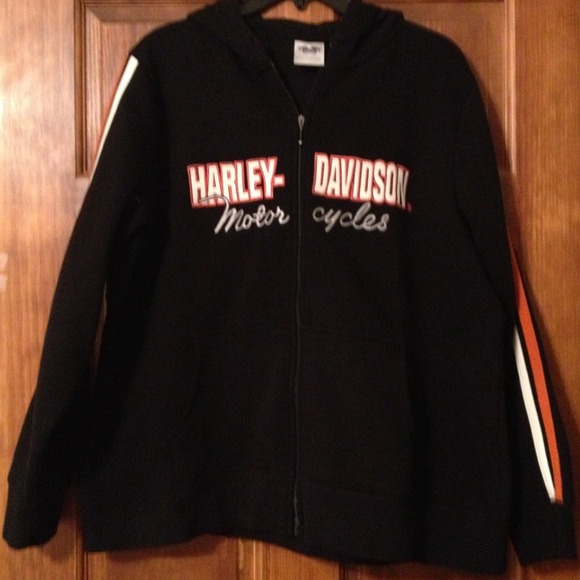 Harley Davidson  Jackets & Blazers - Harley-Davidson Fleece jacket with hood