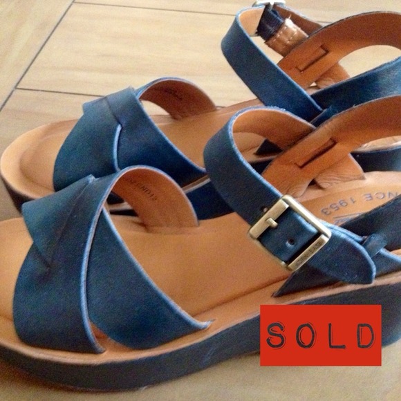 SOLD Kork-Ease Ava Platform Sandals Leather Shoes