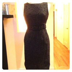 Wool Banana Republic Dress with belt- size 4