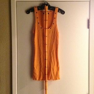 Ribbed Belted tank top