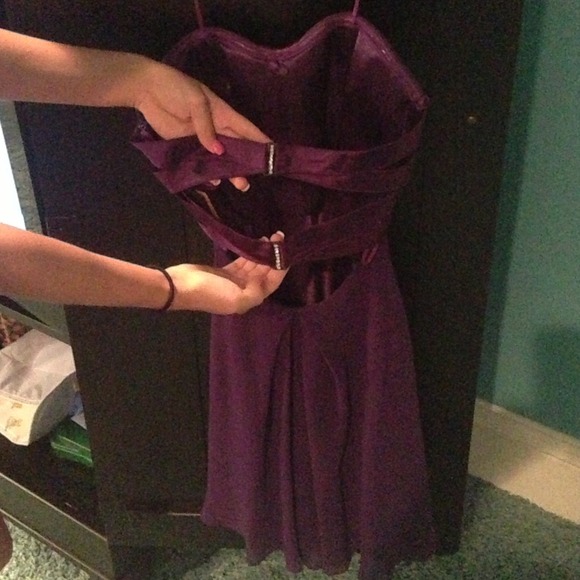 Majestic Purple Cocktail Dress. - Picture 2 of 3