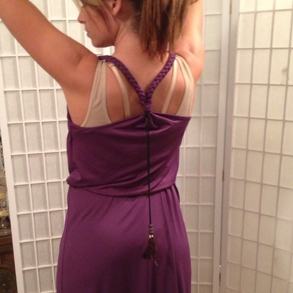 SALE❗️Deep purple Maxi dress - Picture 2 of 4