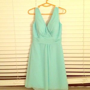 Liz Fields Tiffany blue dress