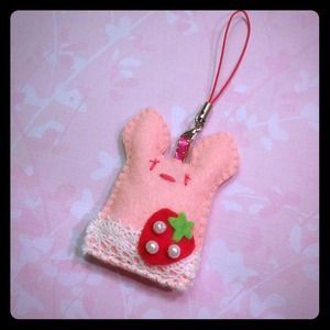 Bunny Felt Charm