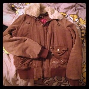 Brown corduroy oneill jacket