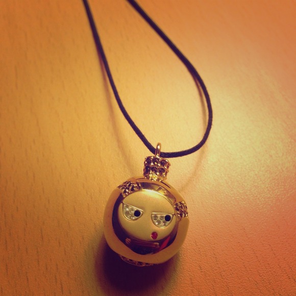 Authentic Swarovski Erica gold necklace