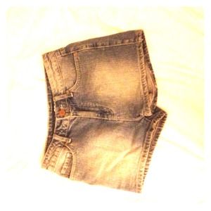 PRICE CUT!! Denim high waisted shorts!!