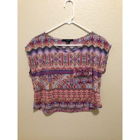 Tribal crop top