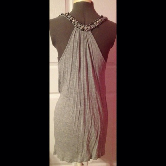 🎉 HOST PICK! NWOT Bebe beaded tunic. Size: small. - Picture 2 of 4