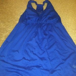 ✨Blue halter top mini dress/cover up  ✨