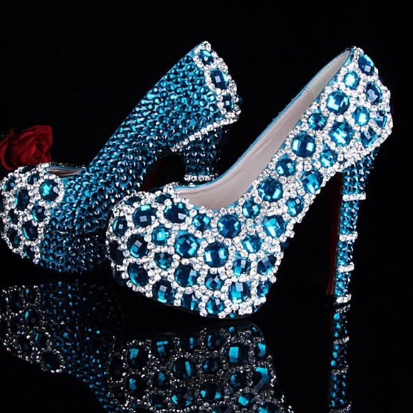 Custom made wedding shoe