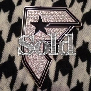 Famous Rhinestone Belt Buckle