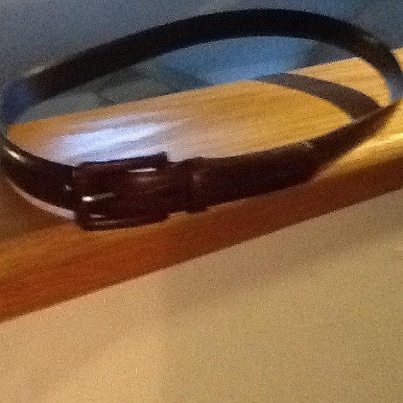 Genuine Italian leather belt, red brown.REDUCED