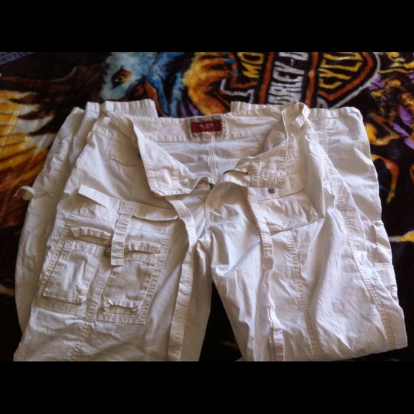 White thin pants