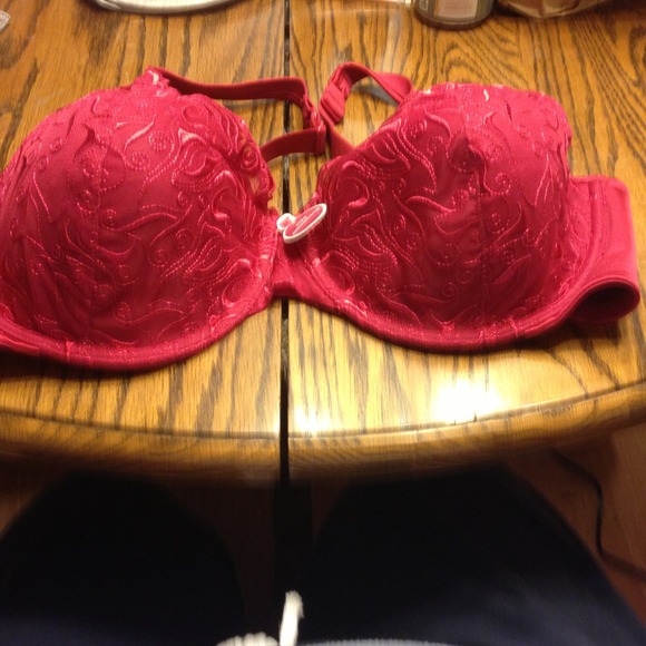 Red bra 42D!