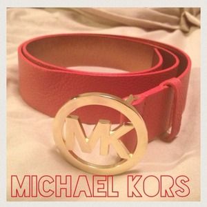 Size Large Red  100% Authentic Michael Kors Belt