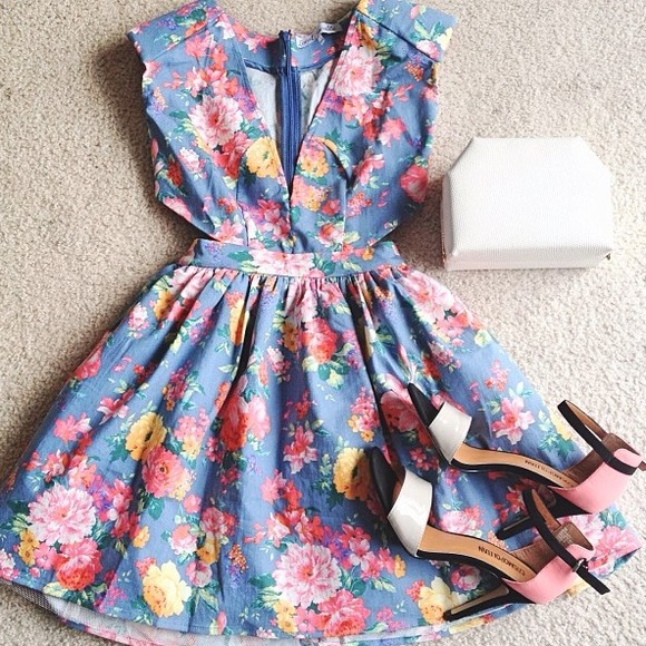 Nasty Gal Dresses & Skirts - Fresh Cut Dress - Chambray