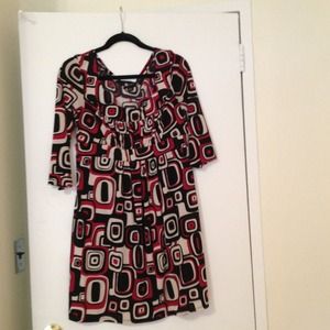 ✳️SOLD✳️Multicolored geometric design dress