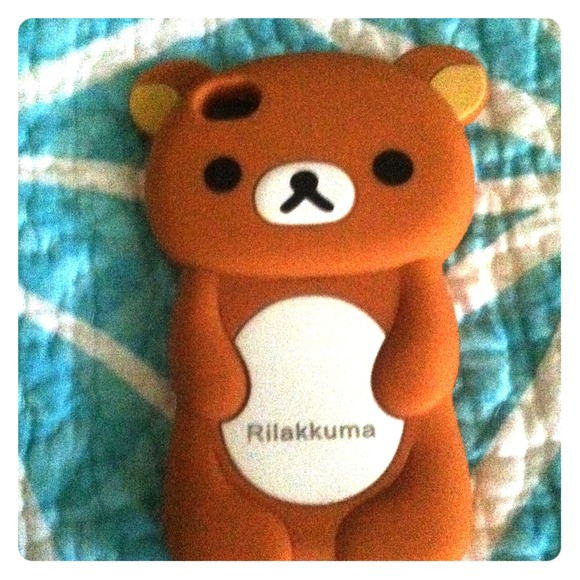 Rilakkuma brown bear case- hard - iPhone 4/4s
