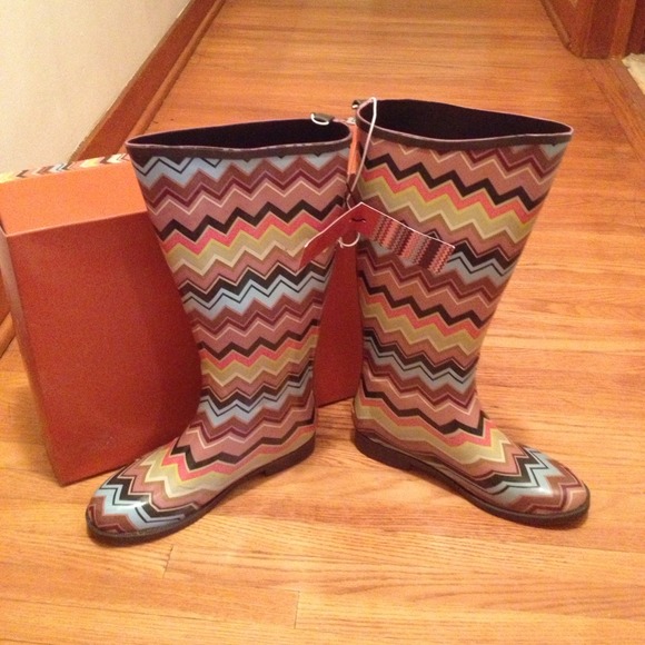 Brand New Missoni for Target Rainboots.
