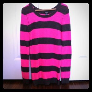 Pink and Grey Sweater