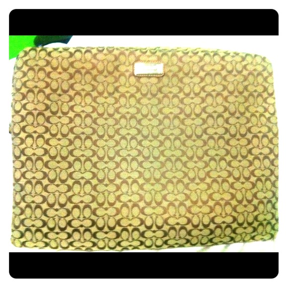 Coach brand laptop case