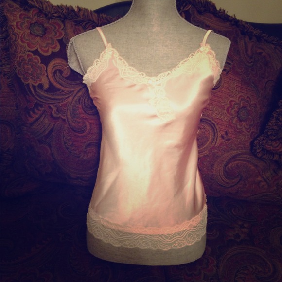Pink lace top