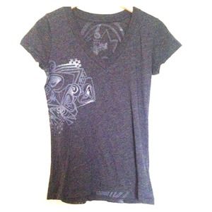 Roxy Grey V-neck