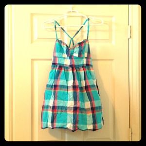 Hollister plaid dress