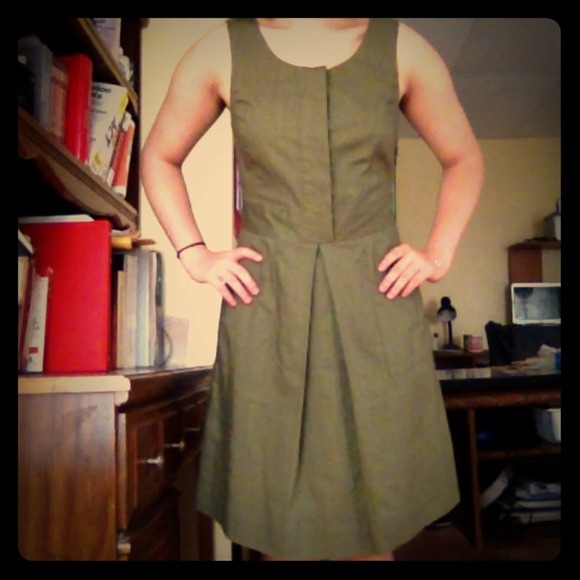 J. Crew Green Dress