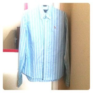 🚫TRADED🚫 Baby Blue Ralph Lauren Polo Shirt 💙