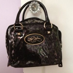 Betsey Johnson leopard makeup / travel case NEW