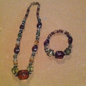 Cute necklace and bracelet