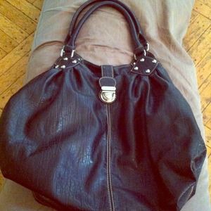 Black hobo bag