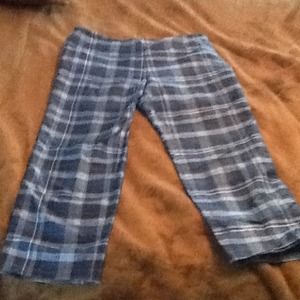 Ralph Lauren 100% silk plaid clam diggers