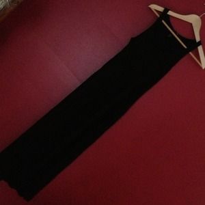 Black Fitted Maxi Dress