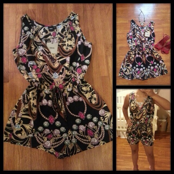 ASOS Dresses & Skirts - Bundle ASOS romper size 8 and H&M black dress
