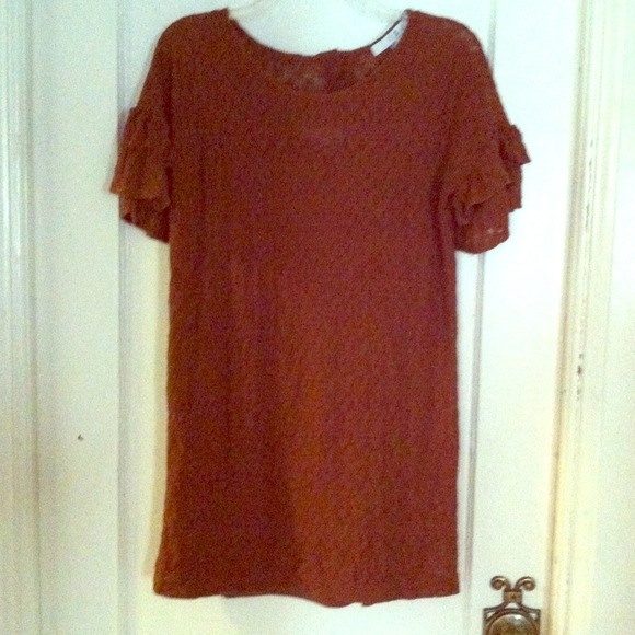 Lace long blouse