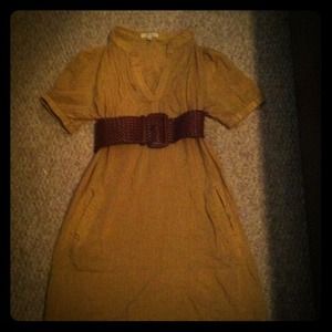Cute Mustard Dress