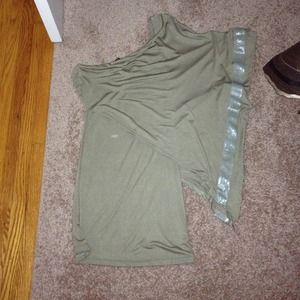 Marciano one shoulder top