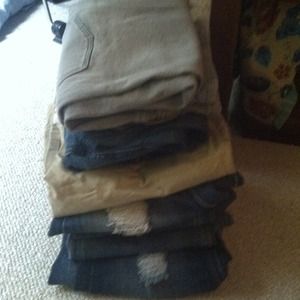 4 jeans, 2 capris & khaki bundle!