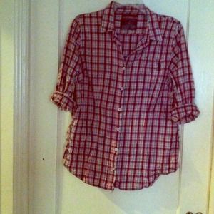 Plaid button up