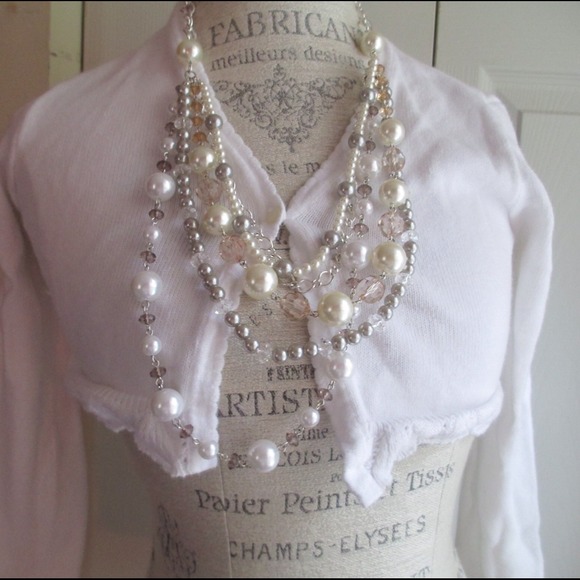 A cropped Easter sweater