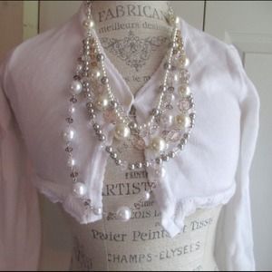 A cropped Easter sweater