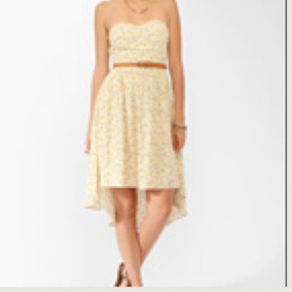 ✋Floral Print Sweetheart Dress w/Belt