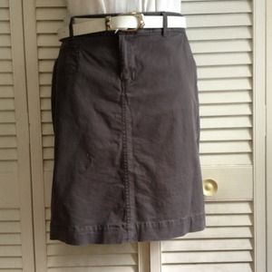 💰SALE!💰Charcoal Gray Twill Skirt