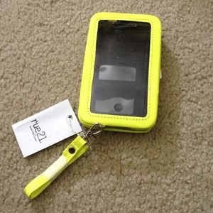 iPhone 4/4S Yellow Case/Wallet.