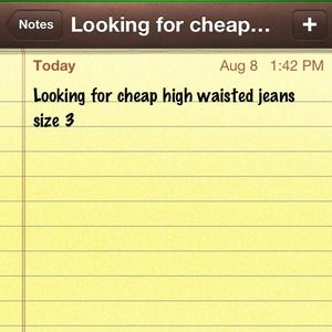 Looking for high waisted jeans